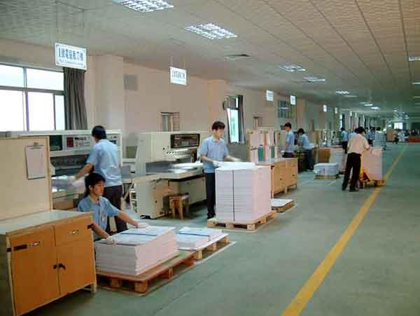 說明書裝訂，成型